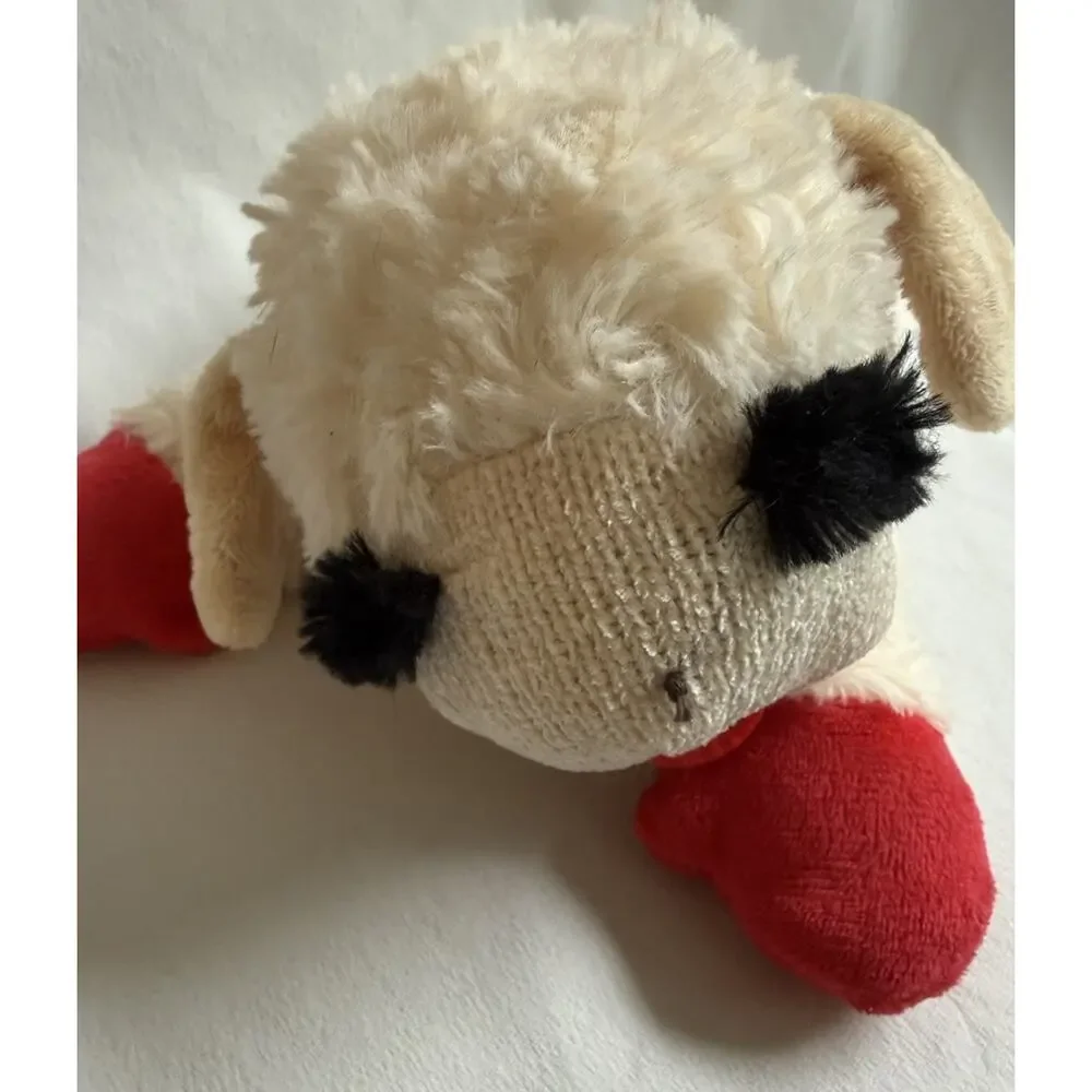 Lamb Chop Dog Plush Toy - Squeaky Toy for Small & Medium Dogs - Extra Soft Plush